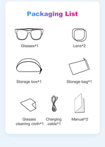 Waterproof Bluetooth Music Smart Glasses Polarized Sunglasses