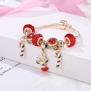 Christmas Holiday Strand Bracelet for Women Girls