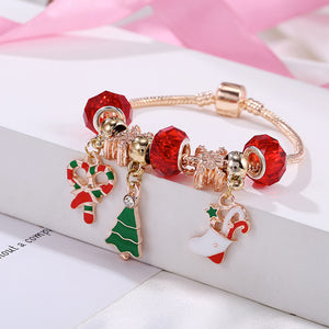 Christmas Holiday Strand Bracelet for Women Girls