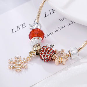 Christmas Holiday Strand Bracelet for Women Girls