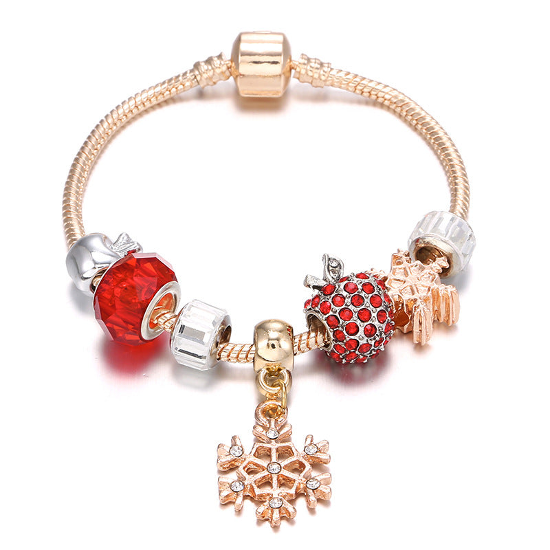 Christmas Holiday Strand Bracelet for Women Girls