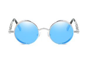 Vintage Hippie Retro Metal Round Circle Frame Sunglasses