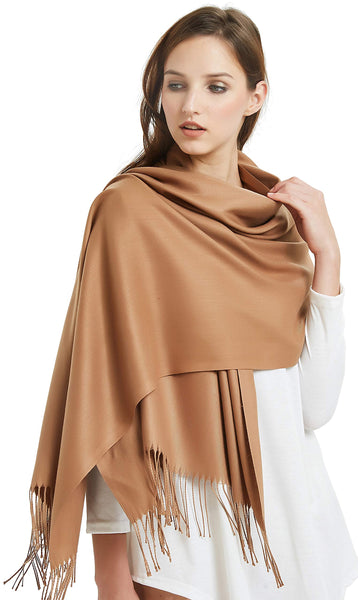 Large Extra Soft Cashmere Blend Women Pashmina Shawl Wrap Stole Scarf –  VIVIAN & VINCENT