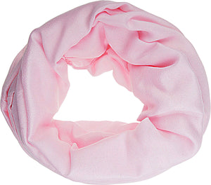 Premium Soft Light Weight Elegant Solid Color Satin Infinity Scarf