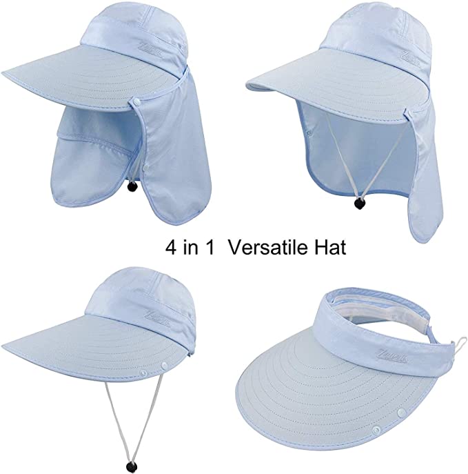 Women's Outdoor Summer Hat with UPF50+ Sun Visor