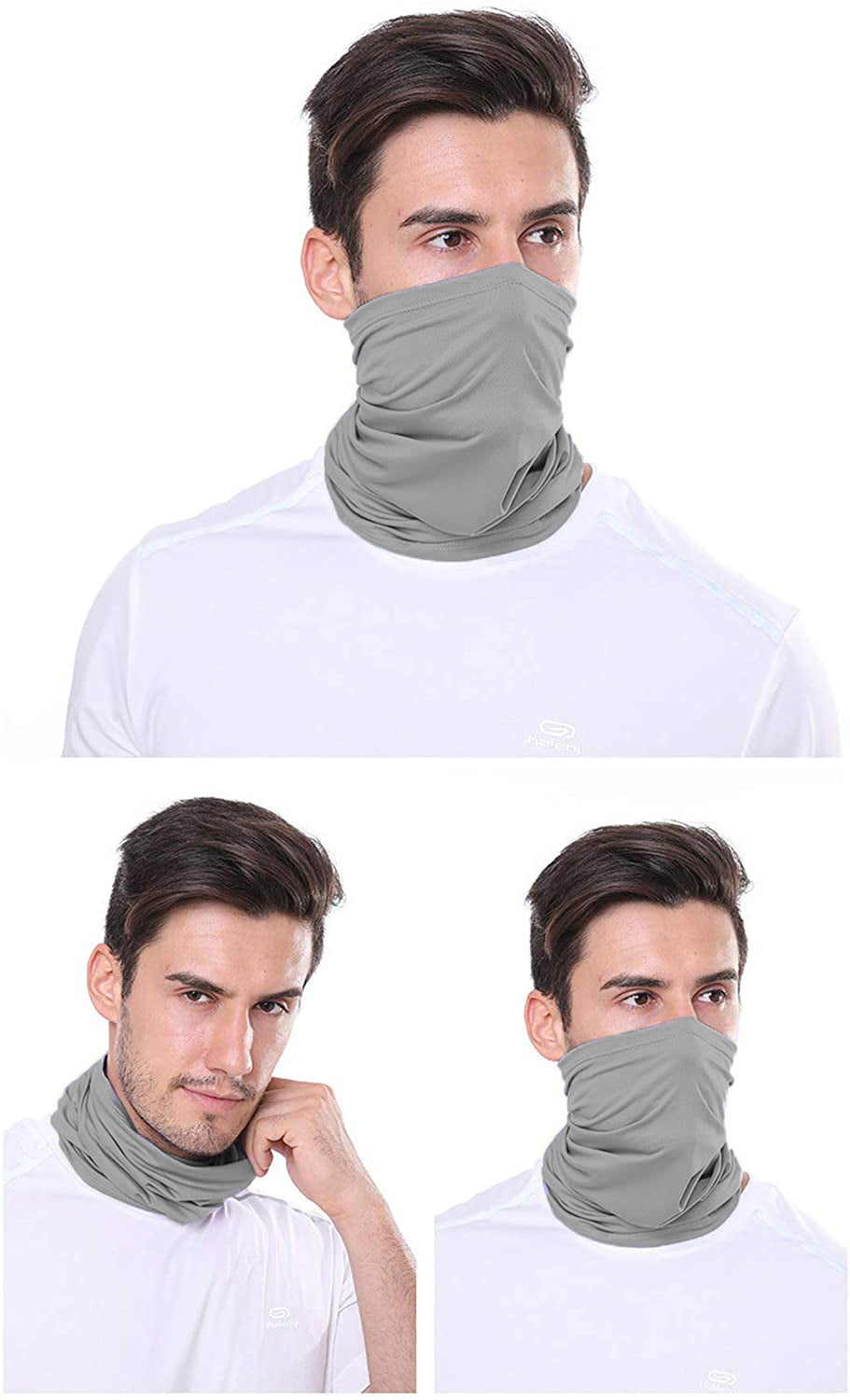 2 Pack of Multi-Purpose Scarf Neckerchief Outdoor Headwear Bandana ...