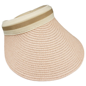 Women's Wide Brim Sun Hats Straw Golf Visor Summer Beach Panama Hat