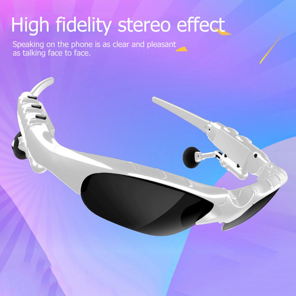 Bluetooth-compatible 5.0 Earphone Headset Smart Glasses Earbud Sunglasses