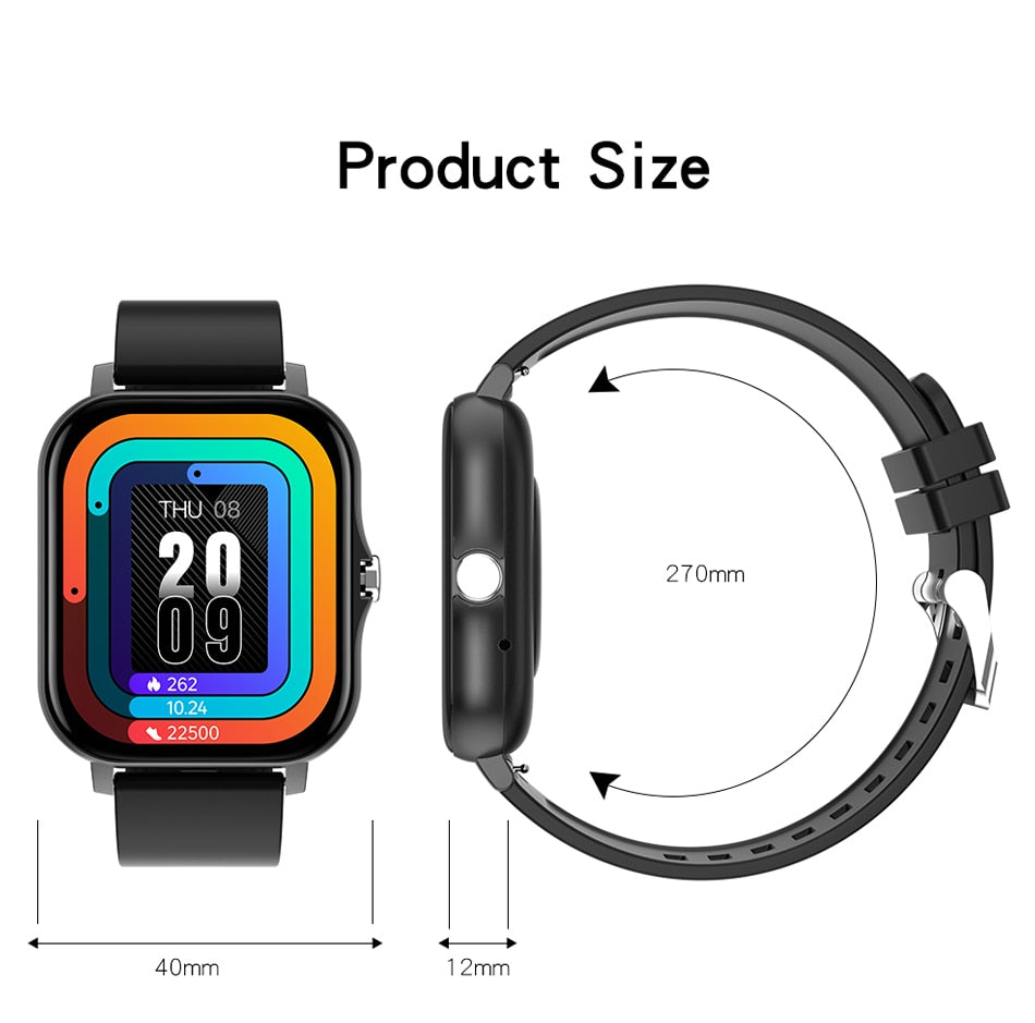 40mm Mens Womens Smartwatch