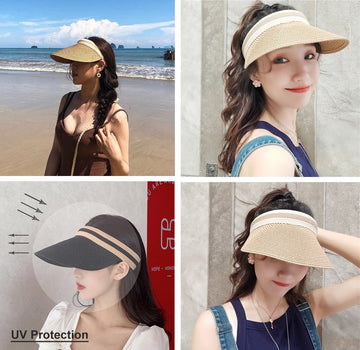 Women Hat Summer Outdoor Sunhat Girls Beach Sun for Visor Cap